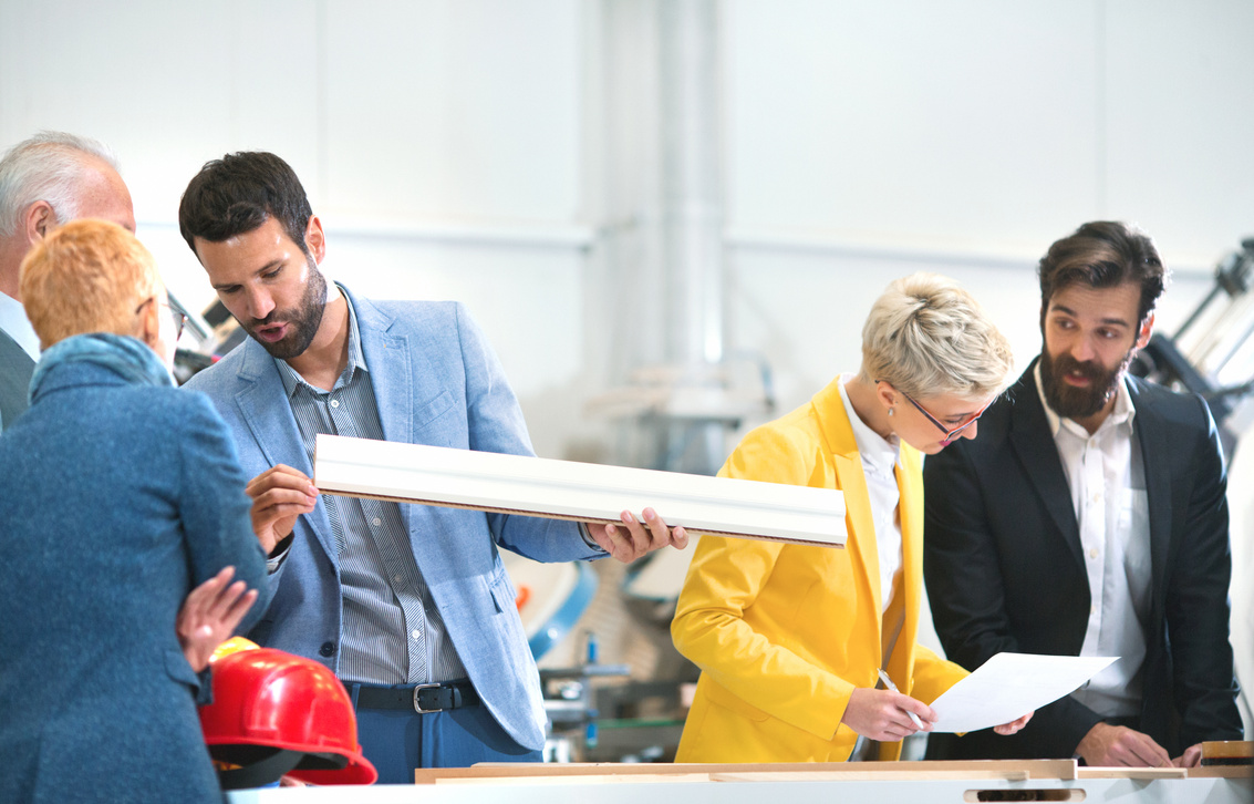 Furniture production quality control.